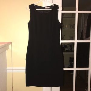 Calvin Klein Black Sheath Dress-6